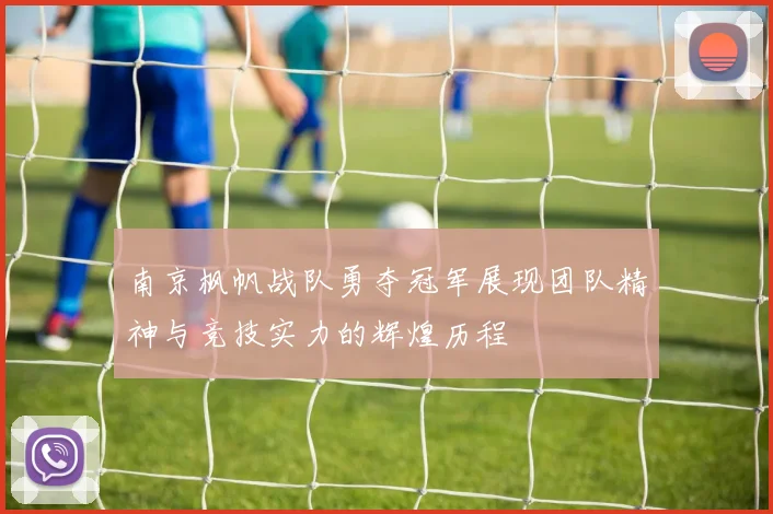 南京枫帆战队勇夺冠军展现团队精神与竞技实力的辉煌历程